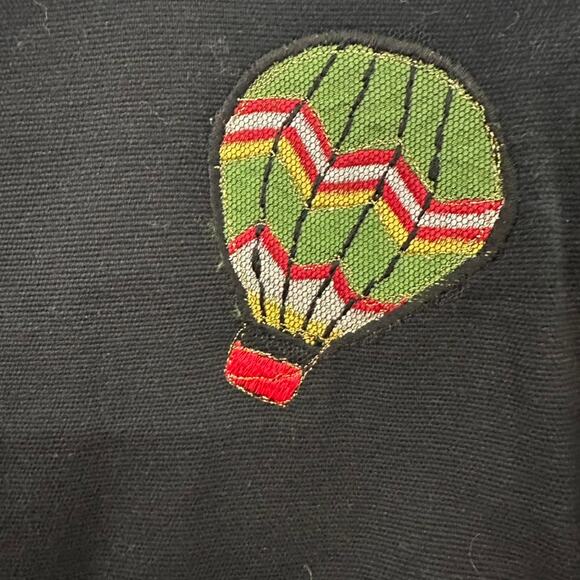 Vintage Anage Women's Small Jacket Hot Air Balloon Design Embroidered Sequins - Picture 11 of 13
